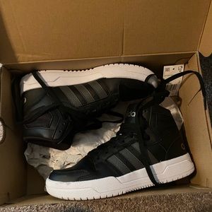 Adidas stripped high tops